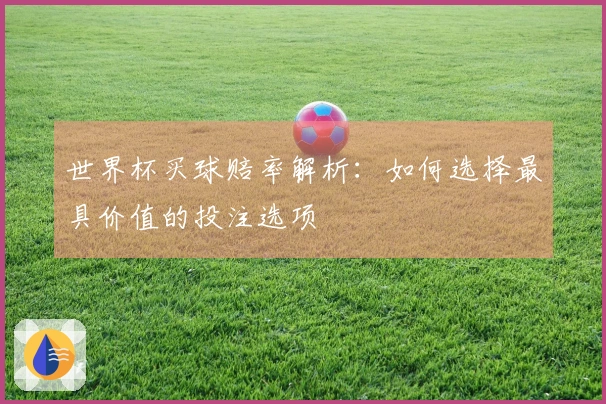 世界杯买球赔率解析：如何选择最具价值的投注选项